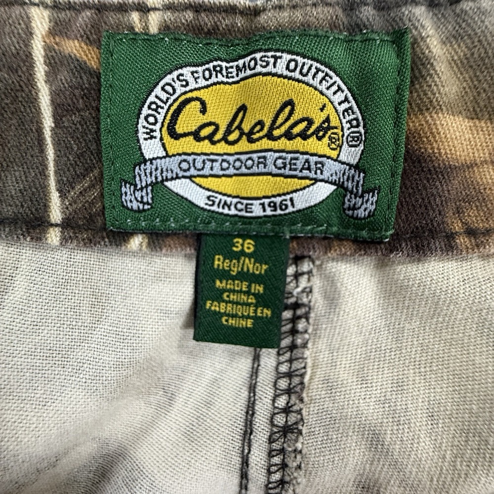 Cabelas‎ Camo Pants Mens 36 Dry Real Tree Lined Hunting - Picture 5 of 6